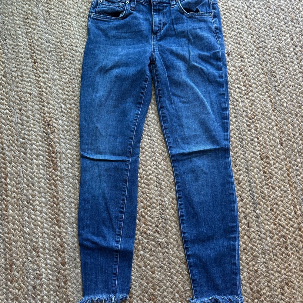 Joe's Jeans Blue Ankle Cropped Denim